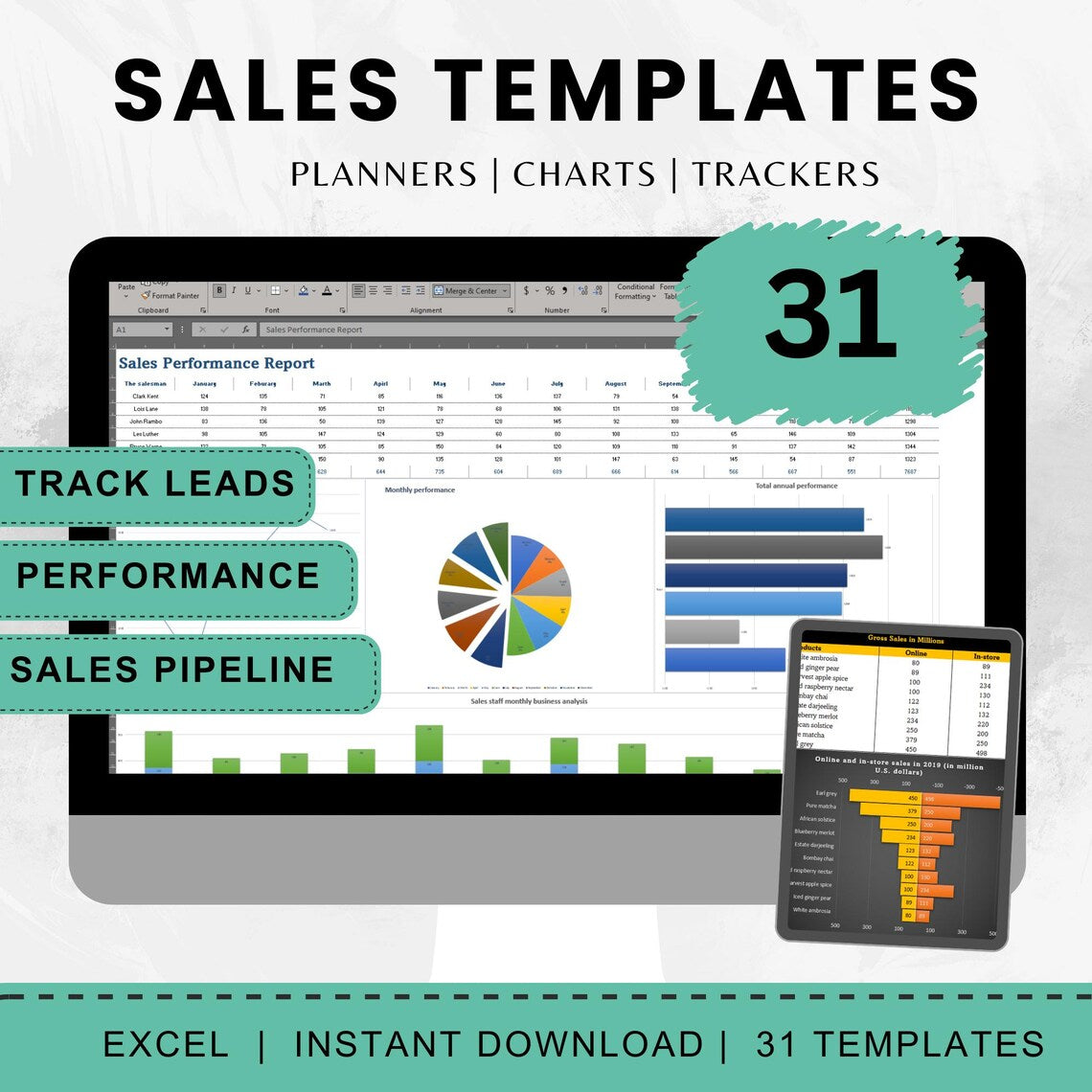 Sales Management Templates Bundle Pack