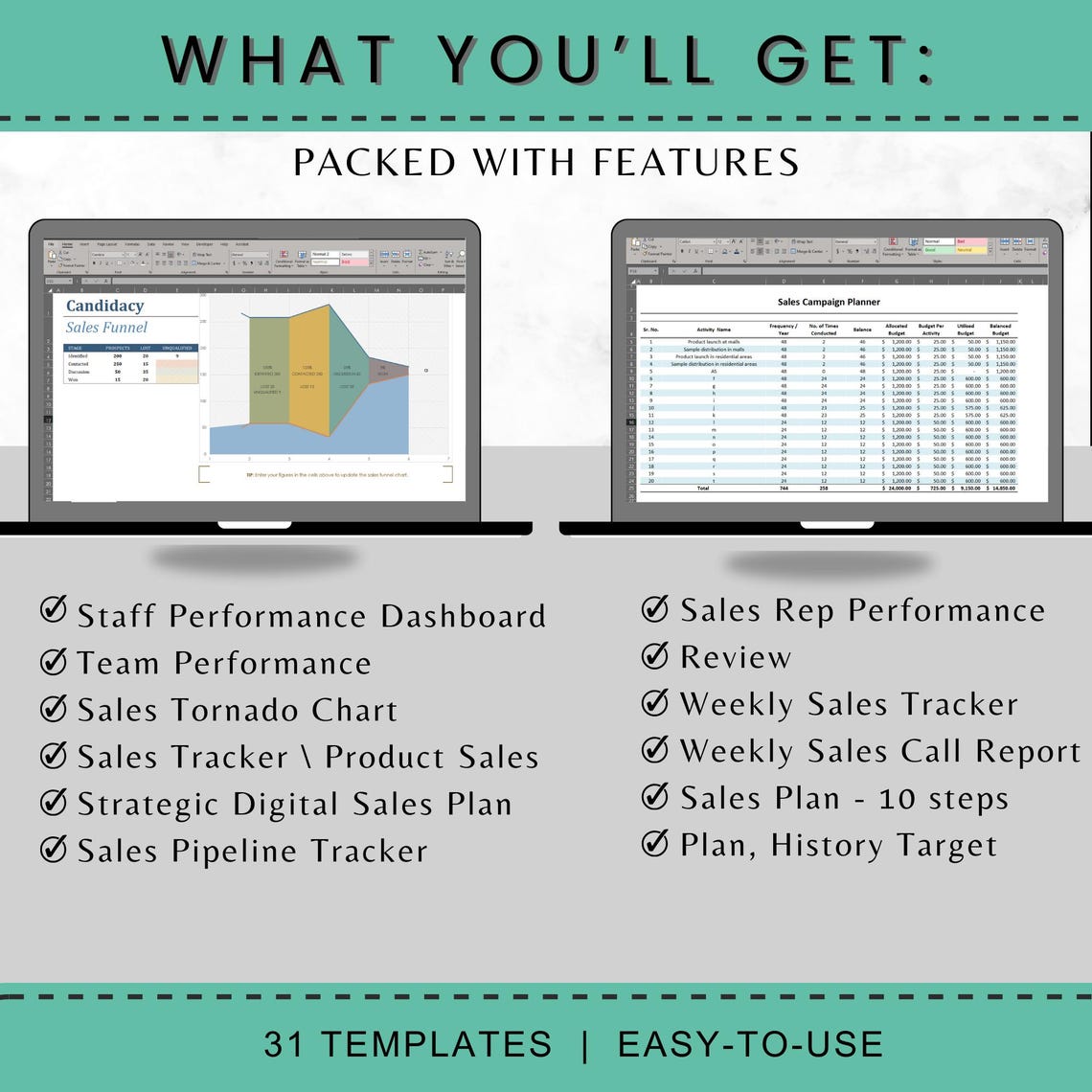 Sales Management Templates Bundle Pack
