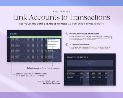 Bookkeeping Spreadsheet Profit & Loss Tracker