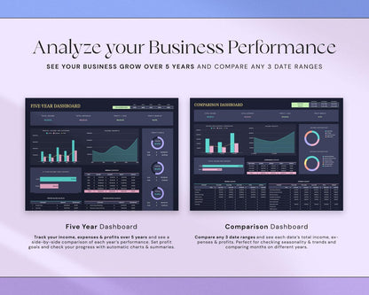Bookkeeping Spreadsheet Profit & Loss Tracker