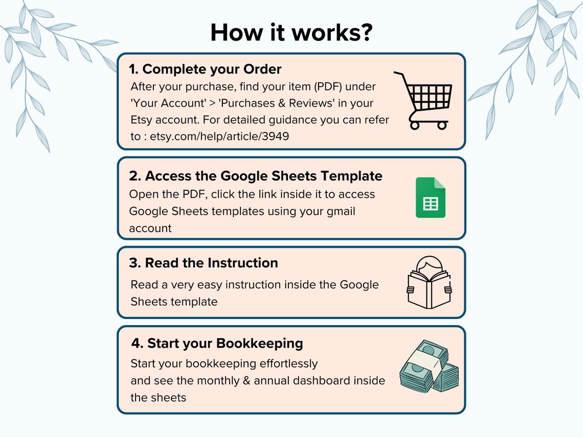 Bookkeeping Google Sheets Income Tracker