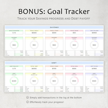 Simple Budget Planner Google Sheet Template